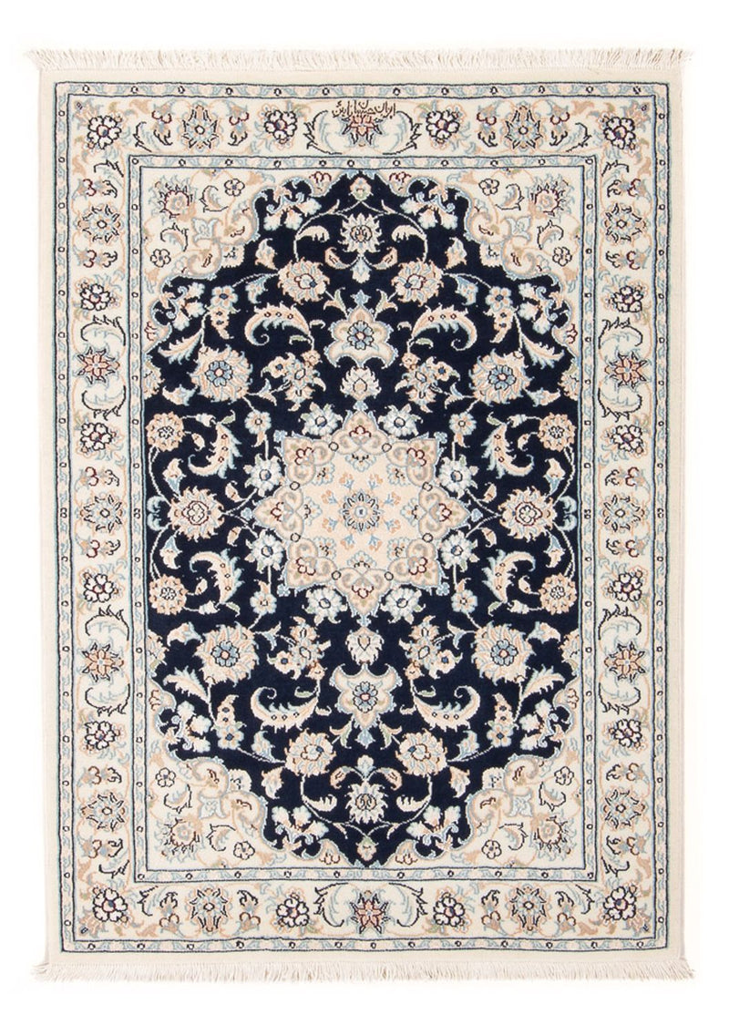 Perser Rug - Nain - Premium - 117 x 78 cm - dark blue