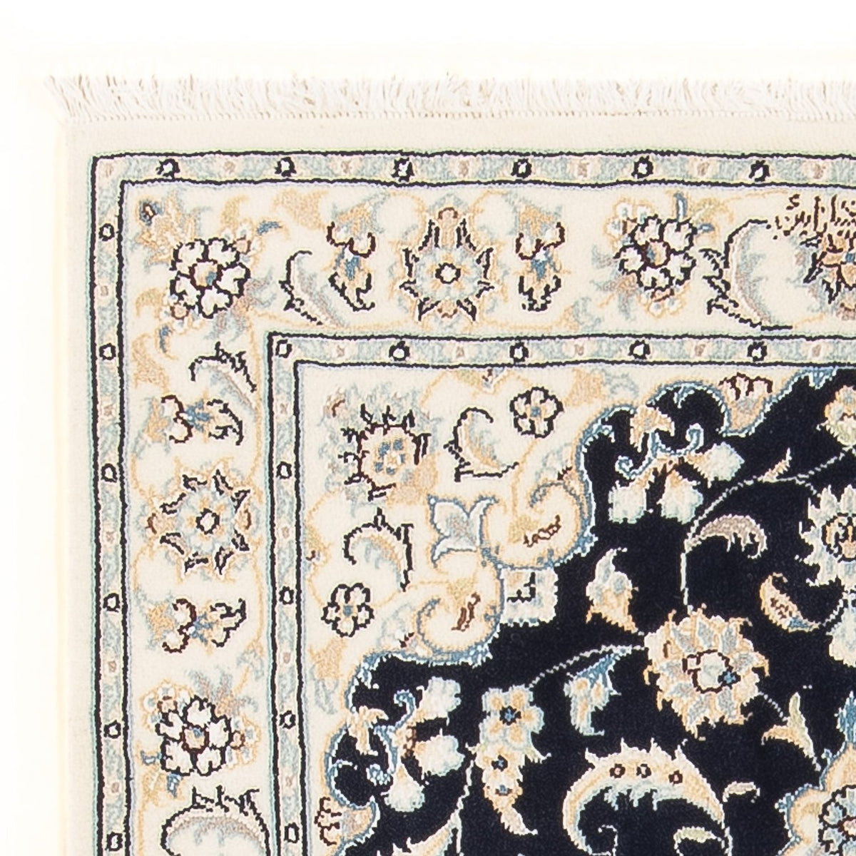 Perser Rug - Nain - Premium - 118 x 80 cm - dark blue