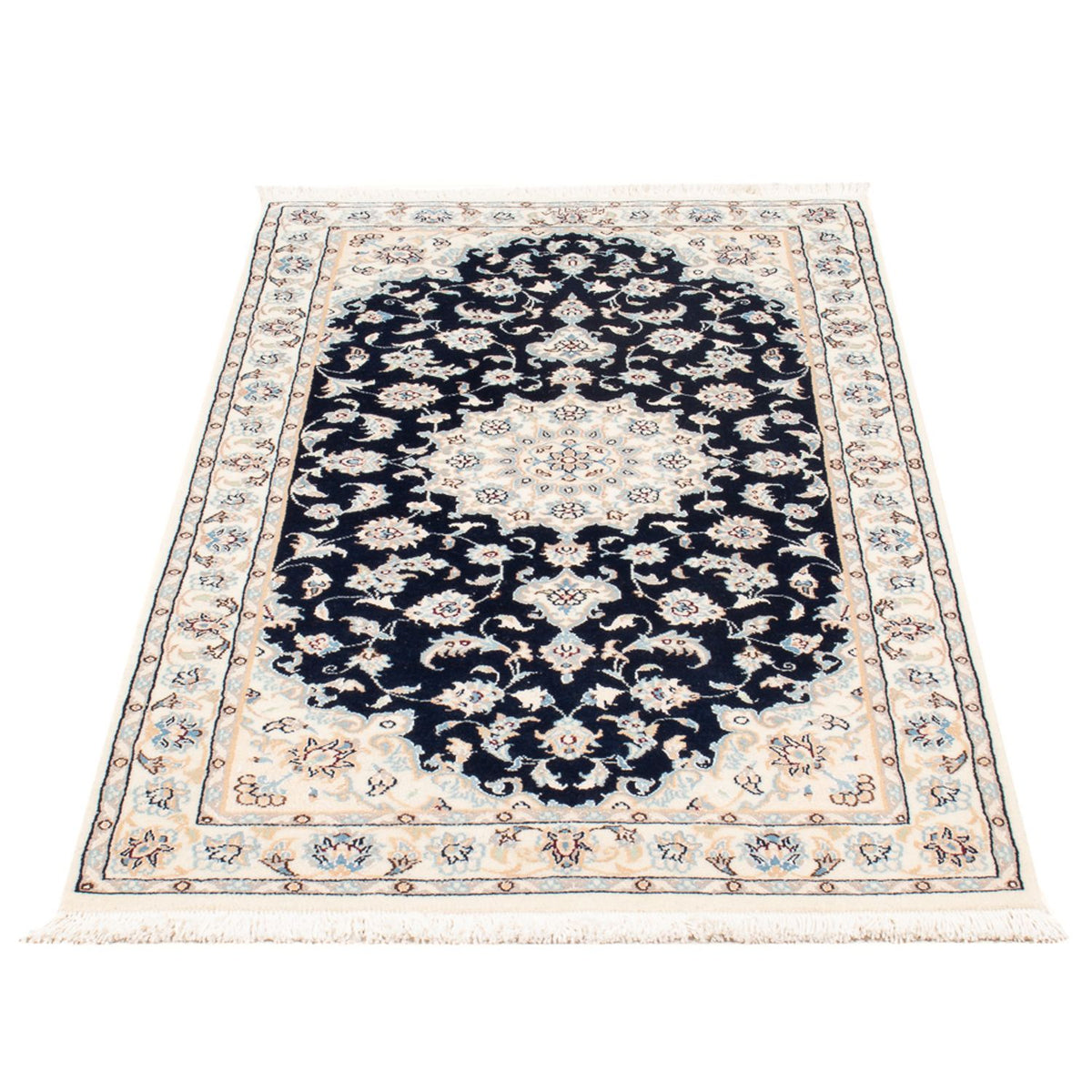 Perser Rug - Nain - Premium - 137 x 73 cm - dark blue