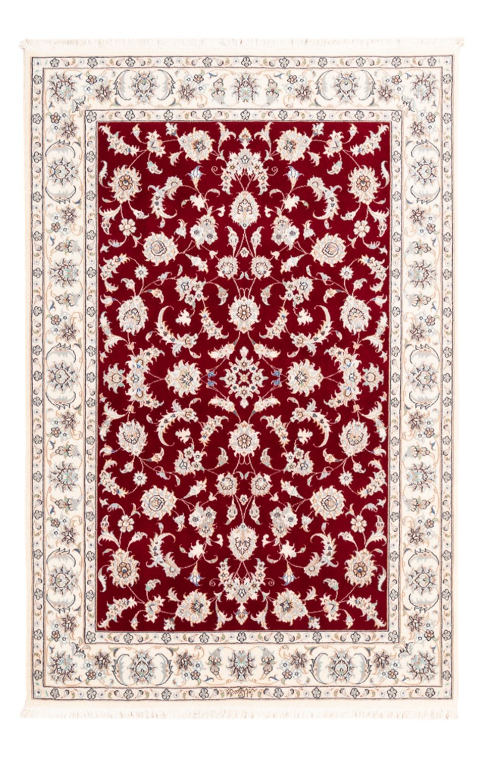 Perser Rug - Nain - Premium - 176 x 120 cm - red