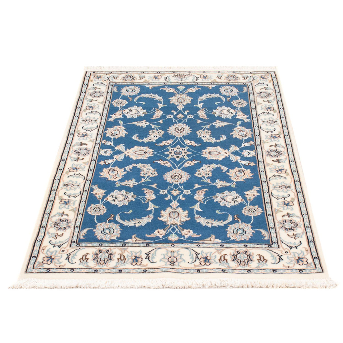 Perser Rug - Nain - Premium - 120 x 77 cm - light blue