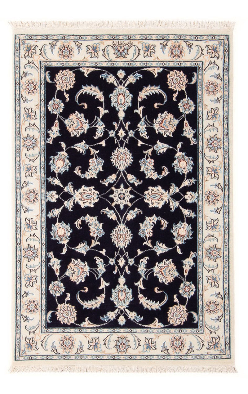 Perser Rug - Nain - Premium - 125 x 80 cm - dark blue