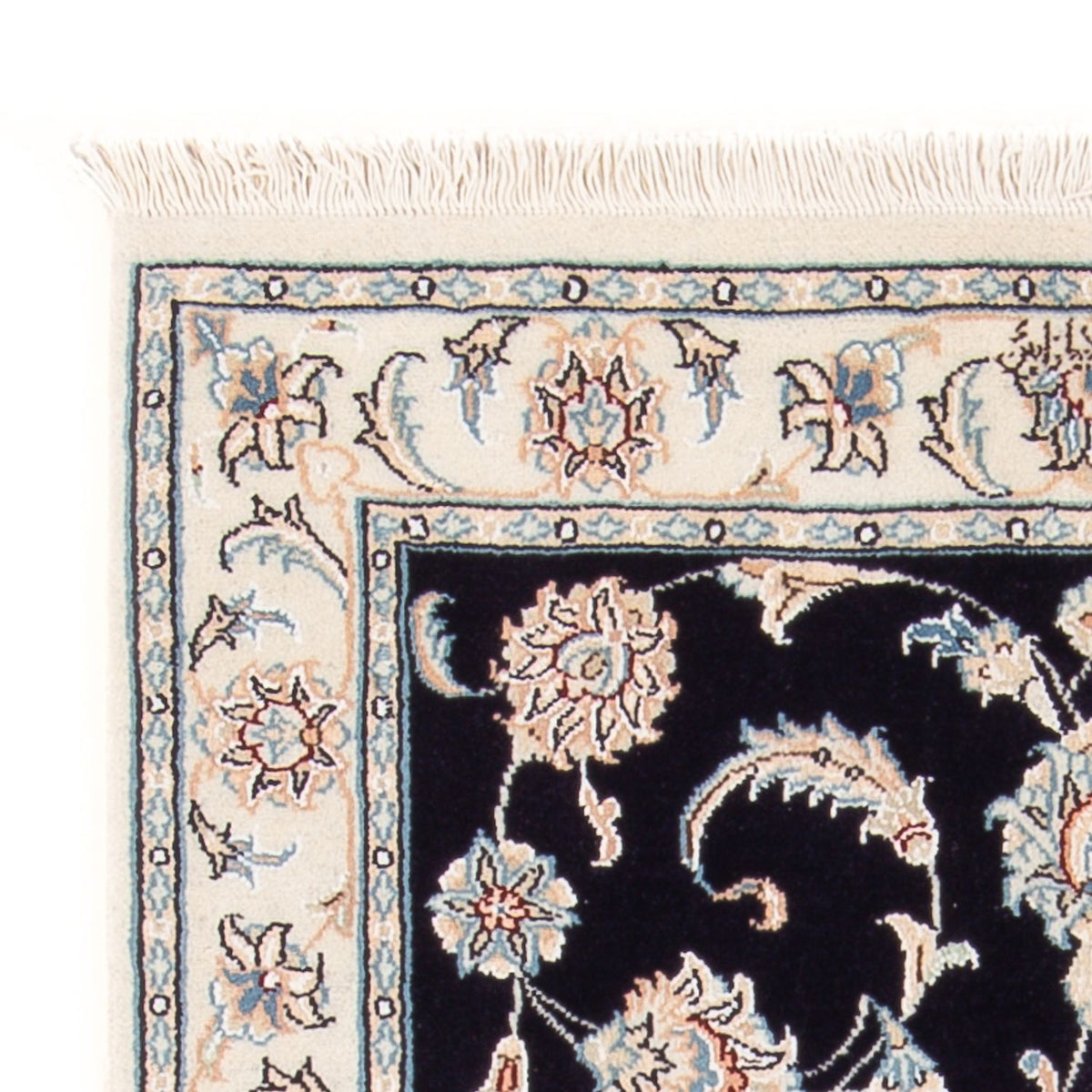 Perser Rug - Nain - Premium - 125 x 80 cm - dark blue