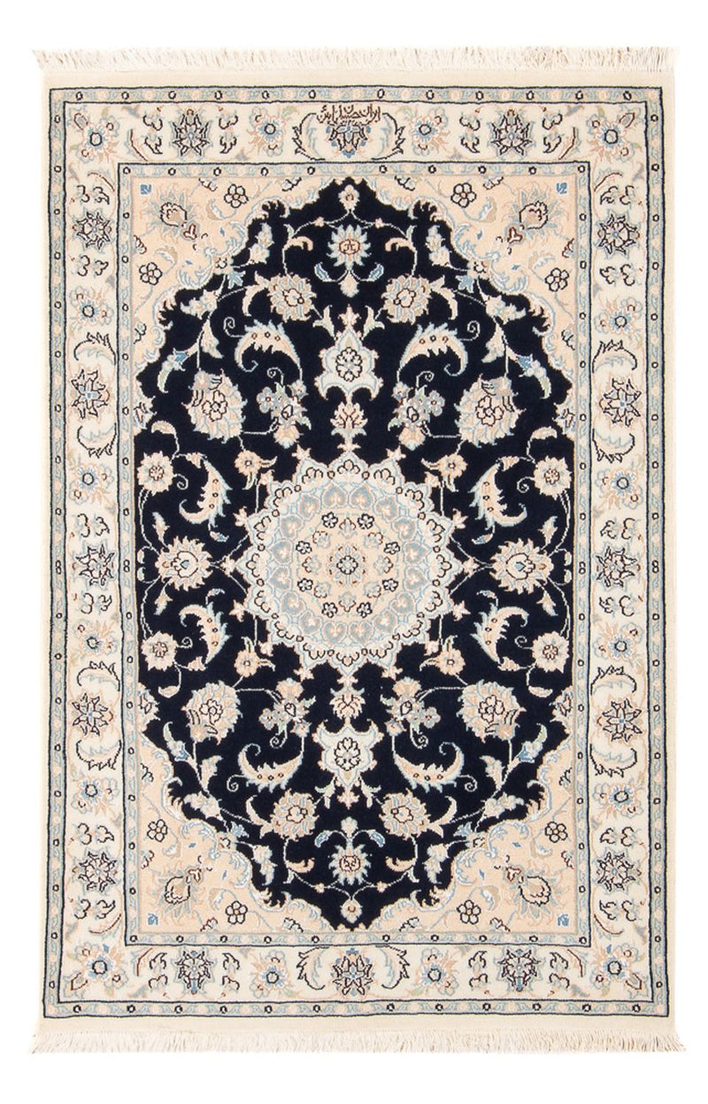Perser Rug - Nain - Premium - 120 x 81 cm - dark blue