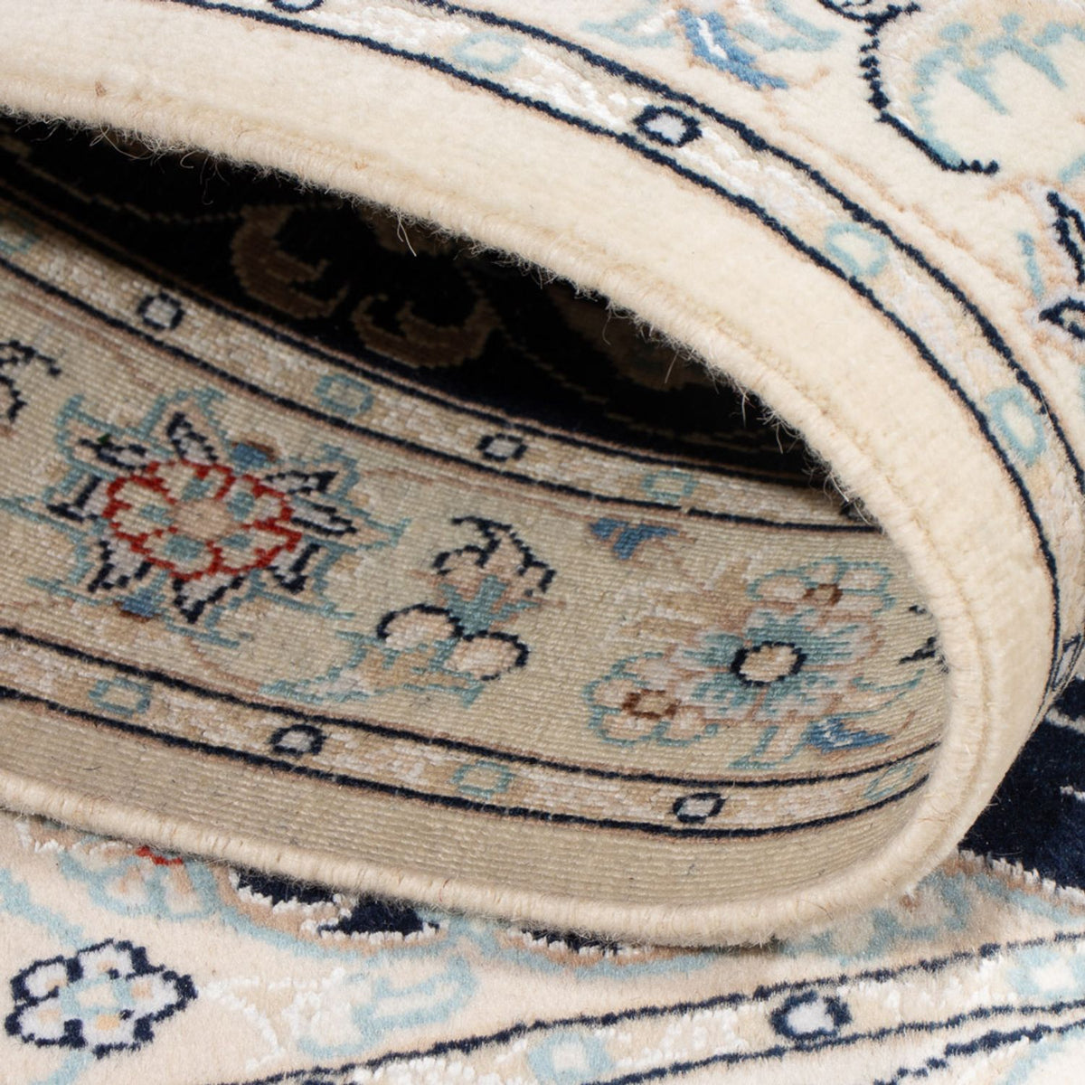 Perser Rug - Nain - Premium - 117 x 80 cm - dark blue