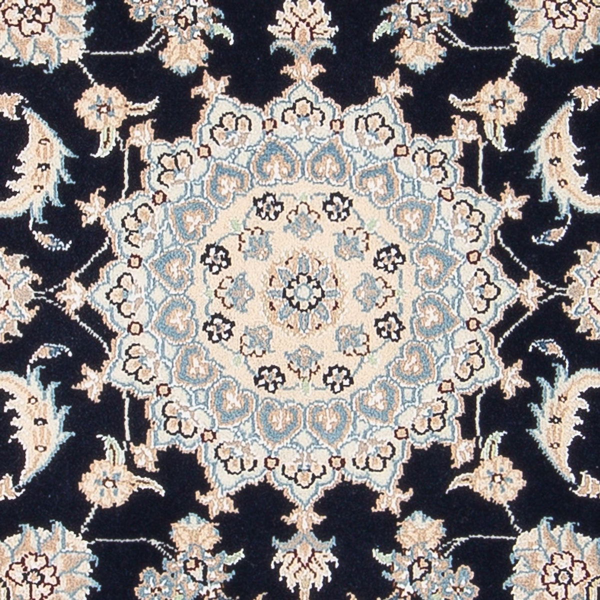 Perser Rug - Nain - Premium - 122 x 81 cm - dark blue