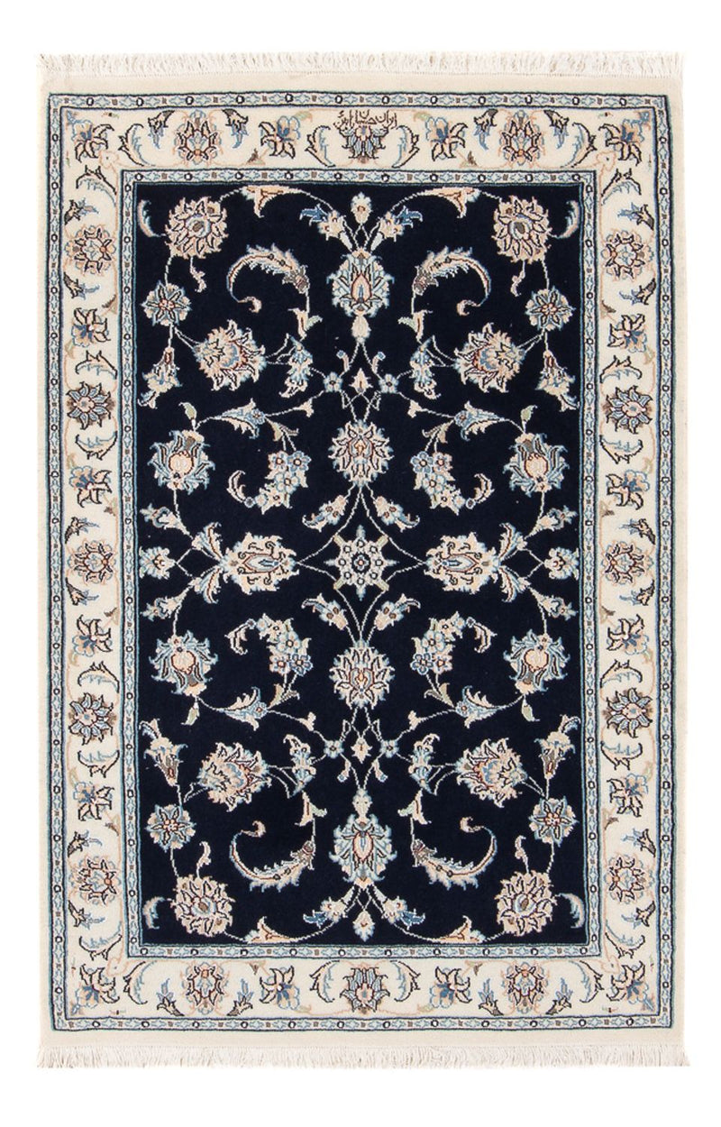 Perser Rug - Nain - Premium - 121 x 78 cm - dark blue