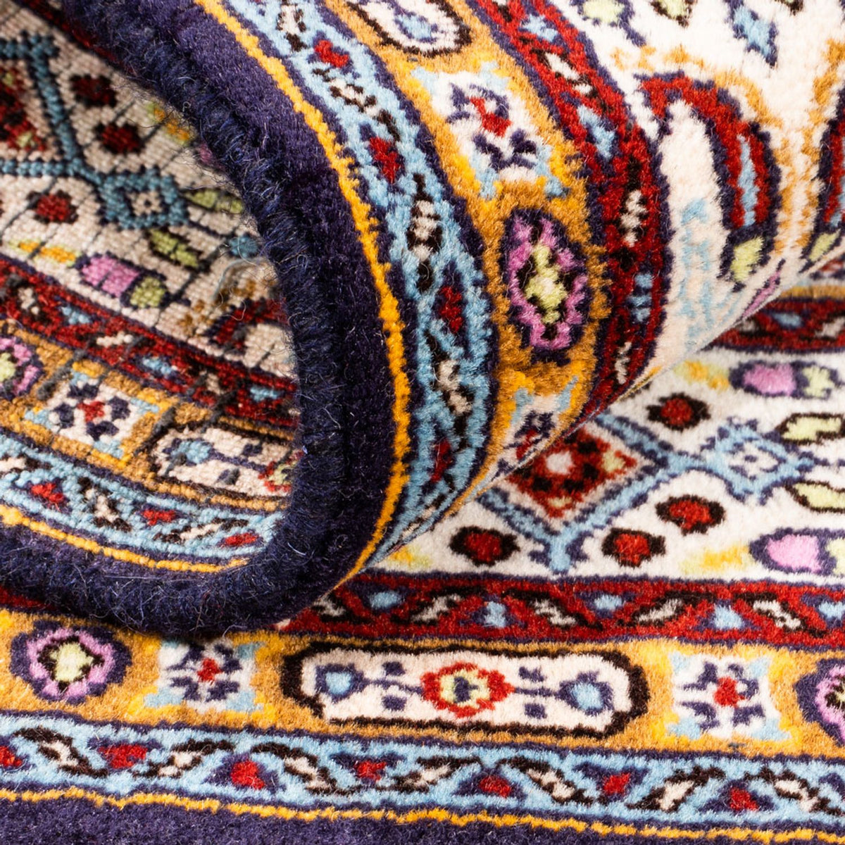 Runner Perser Rug - Classic - 100 x 100 cm - dark blue