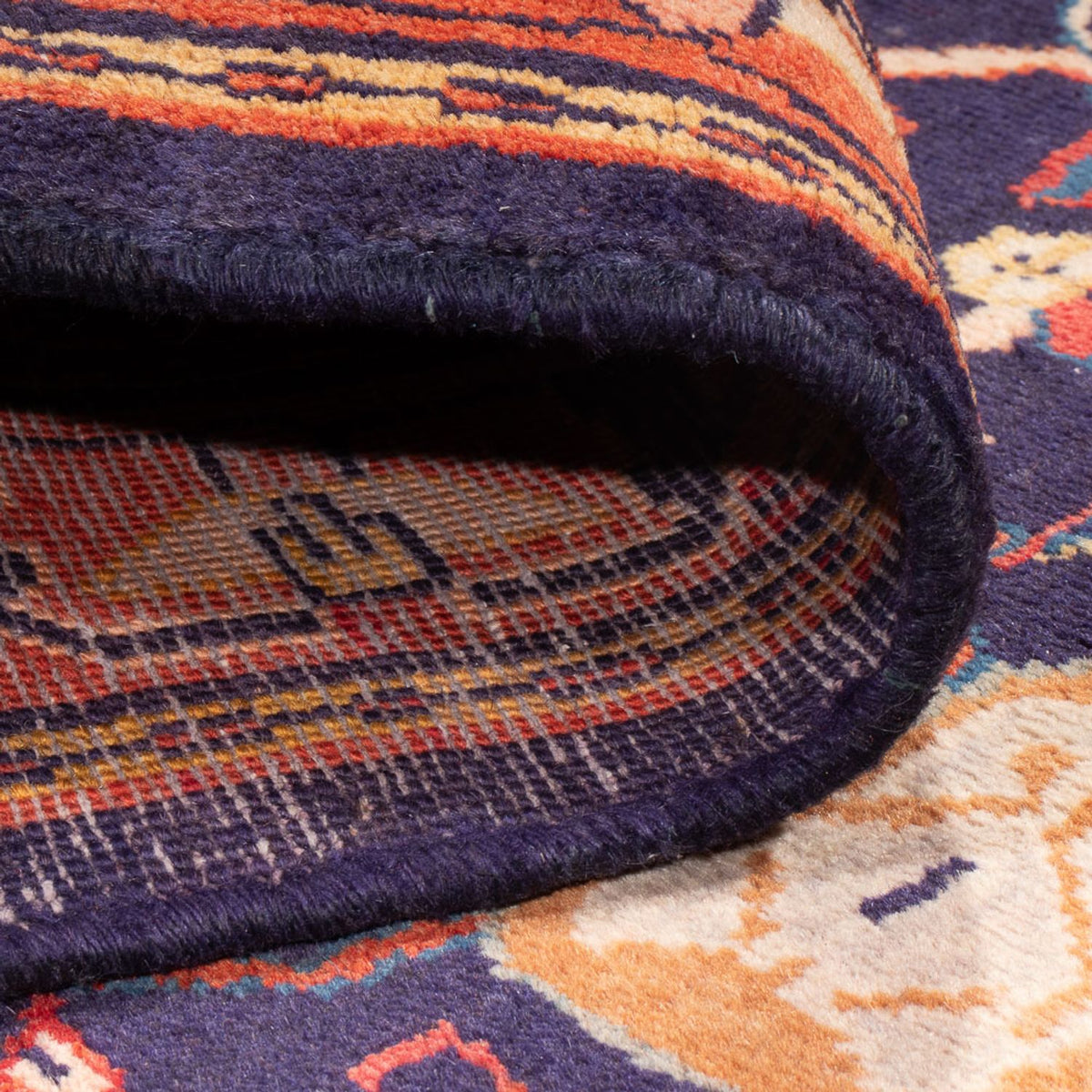 Runner Perser Rug - Bidjar - 306 x 118 cm - dark blue