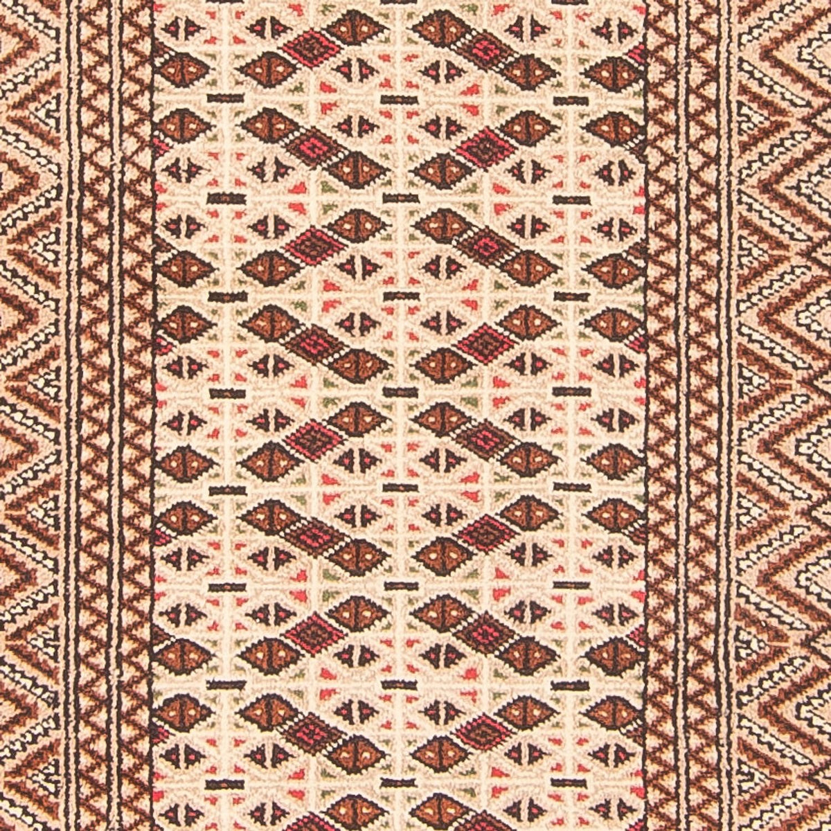 Runner Turkaman Rug - 282 x 100 cm - cream