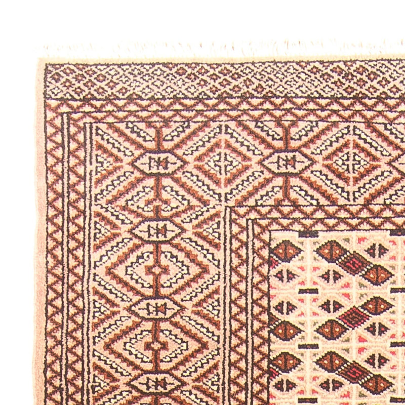 Runner Turkaman Rug - 282 x 100 cm - cream