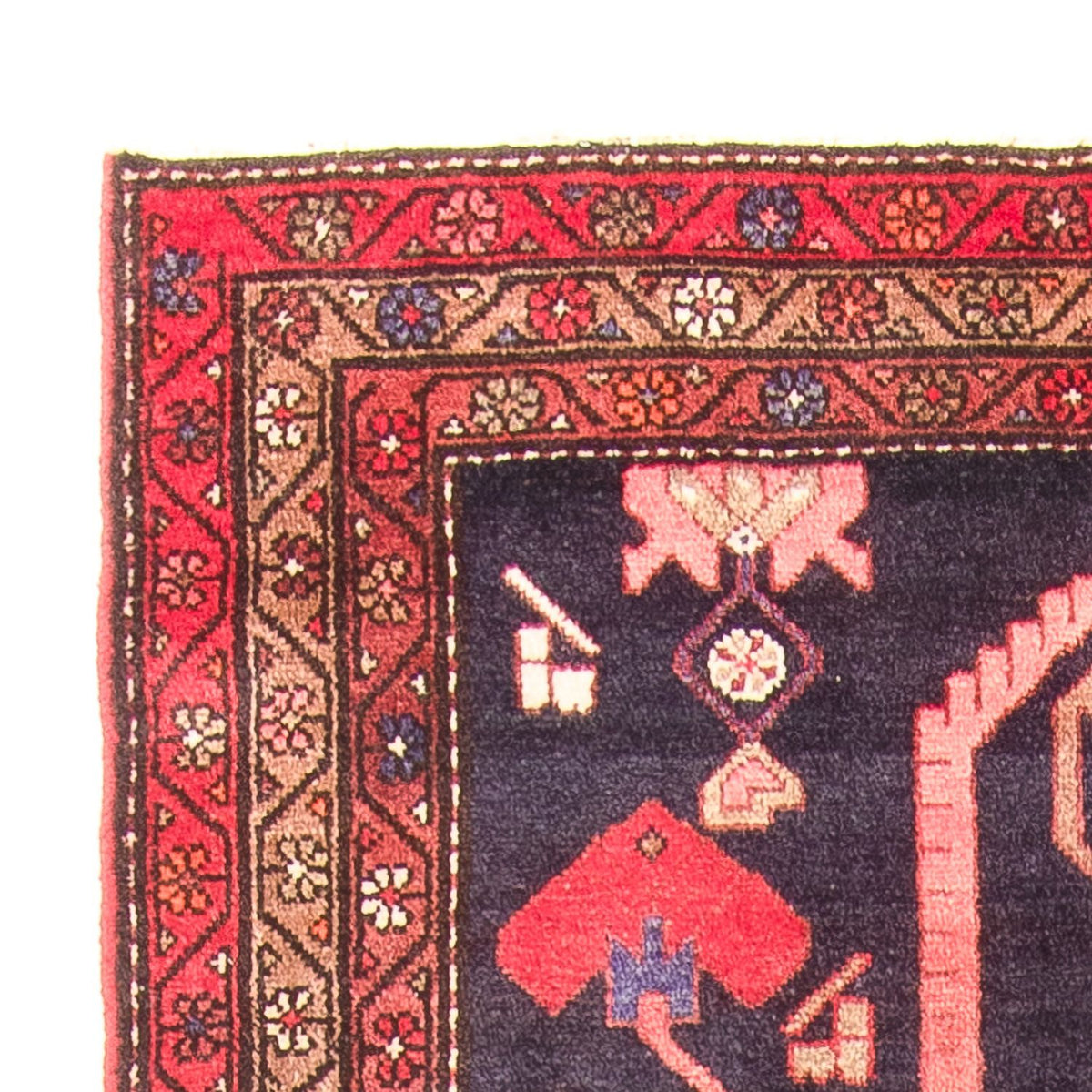 Runner Perser Rug - Nomadic - 308 x 121 cm - dark blue