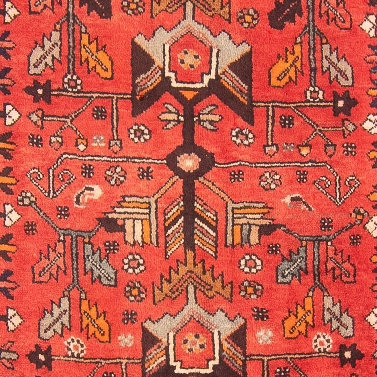 Runner Perser Rug - Bidjar - 300 x 106 cm - red