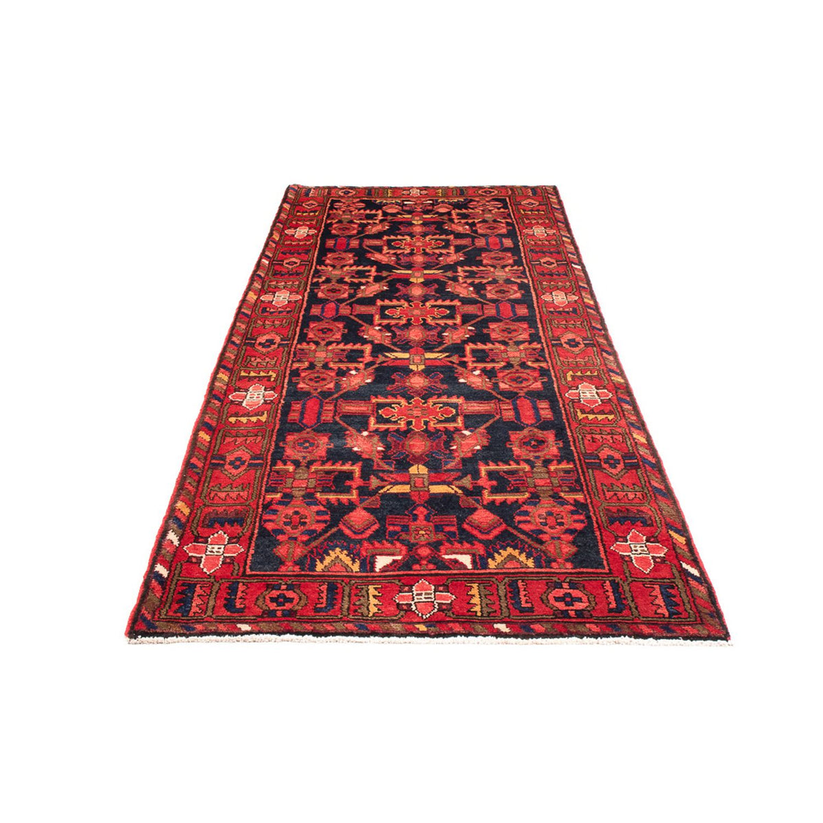 Runner Perser Rug - Bidjar - 310 x 112 cm - dark blue