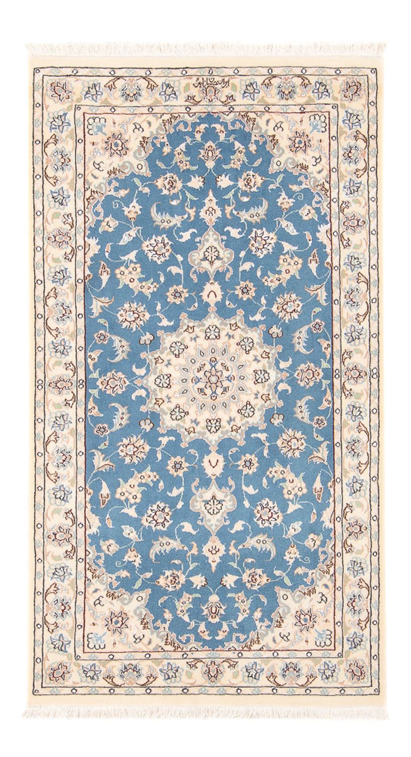 Perser Rug - Nain - Premium - 138 x 76 cm - light blue