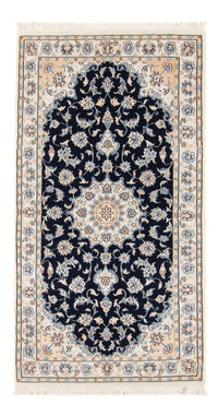 Perser Rug - Nain - Premium - 134 x 74 cm - dark blue