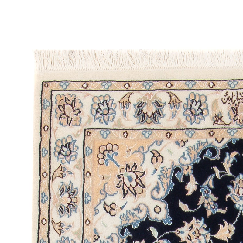 Perser Rug - Nain - Premium - 134 x 74 cm - dark blue