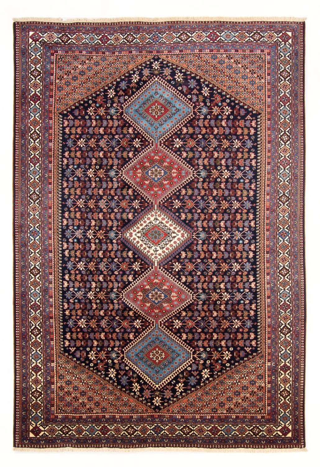 Perser Rug - Nomadic - 300 x 204 cm - dark blue
