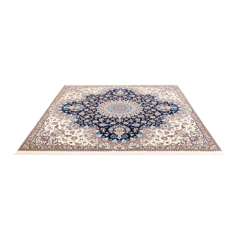 Perser Rug - Nain - Premium square  - 212 x 212 cm - dark blue