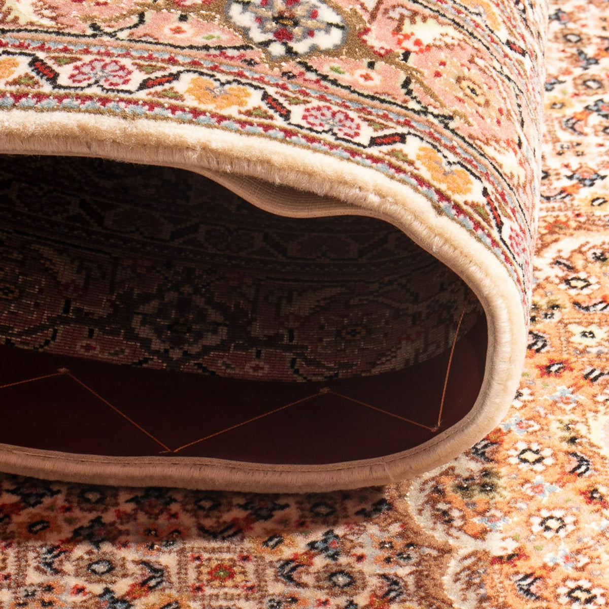 Runner Perser Rug - Tabriz - Royal - 407 x 78 cm - beige