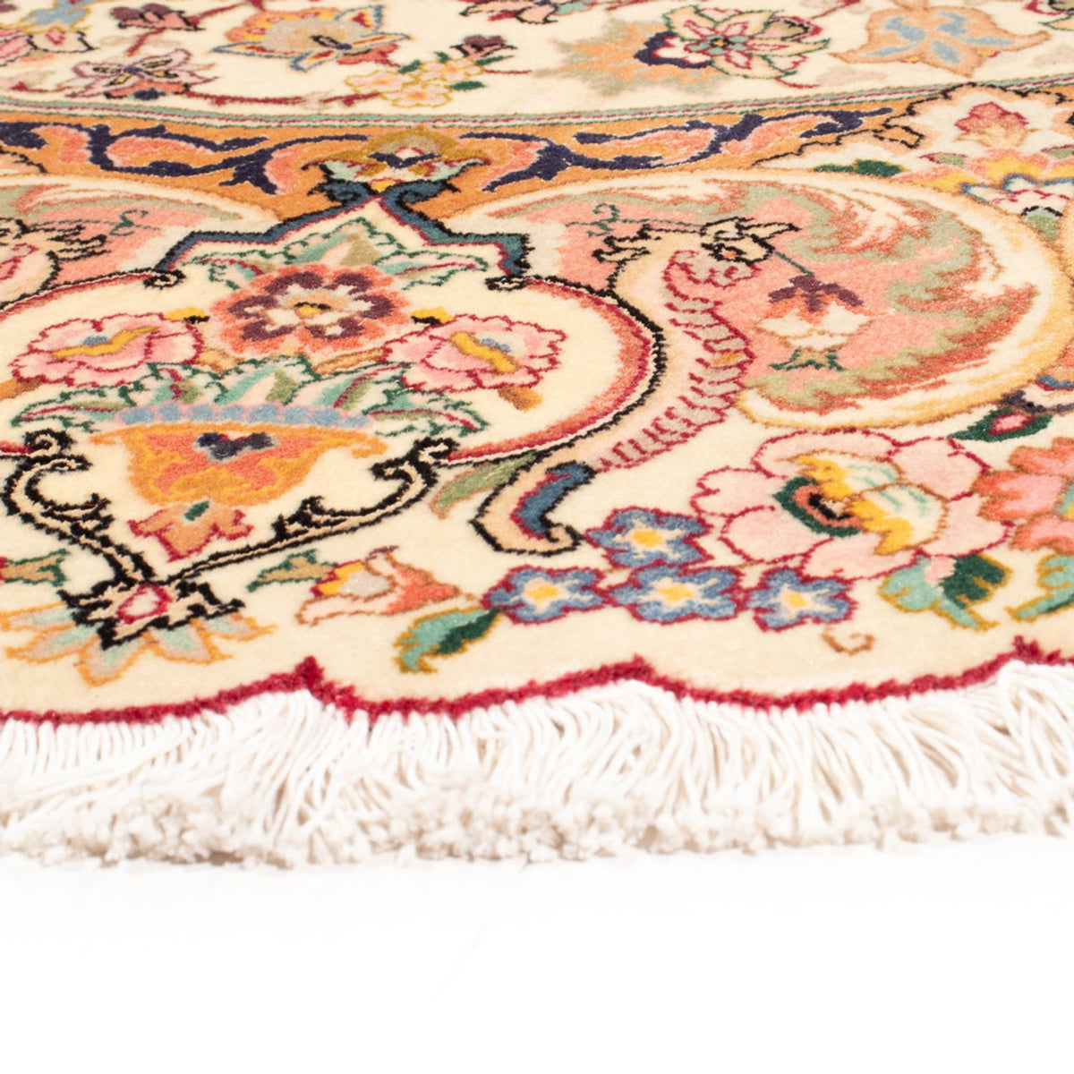 Perser Rug - Tabriz - Royal round  - 200 x 200 cm - cream