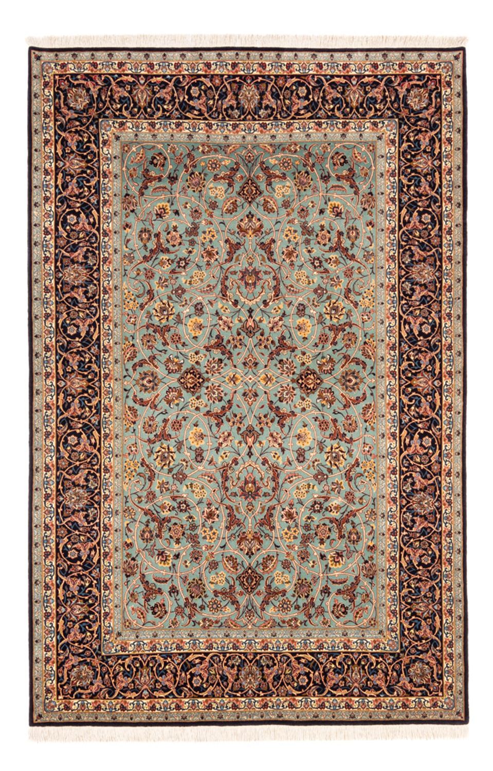 Perser Rug - Isfahan - Premium - 240 x 150 cm - green
