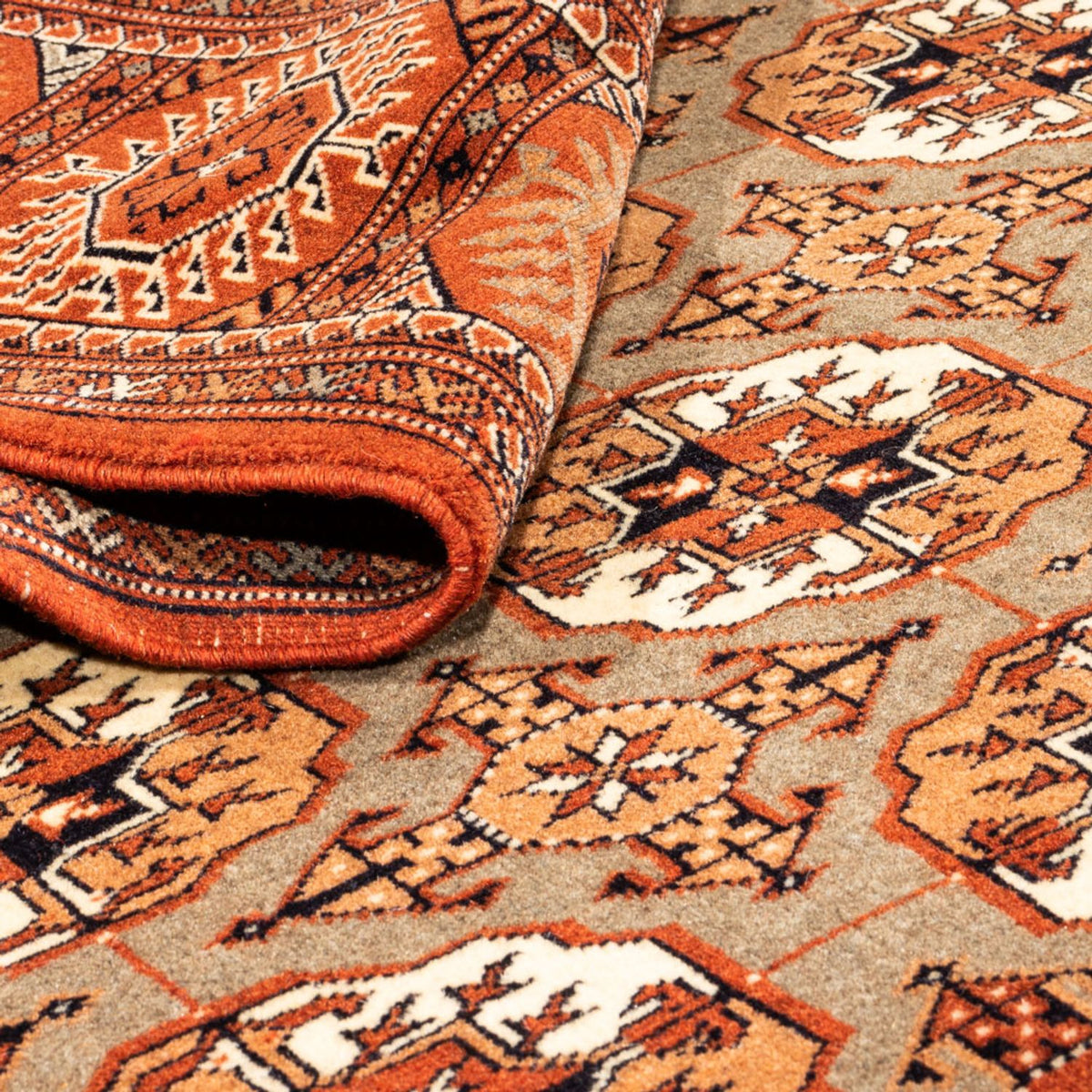 Turkaman Rug - 305 x 205 cm - dark beige