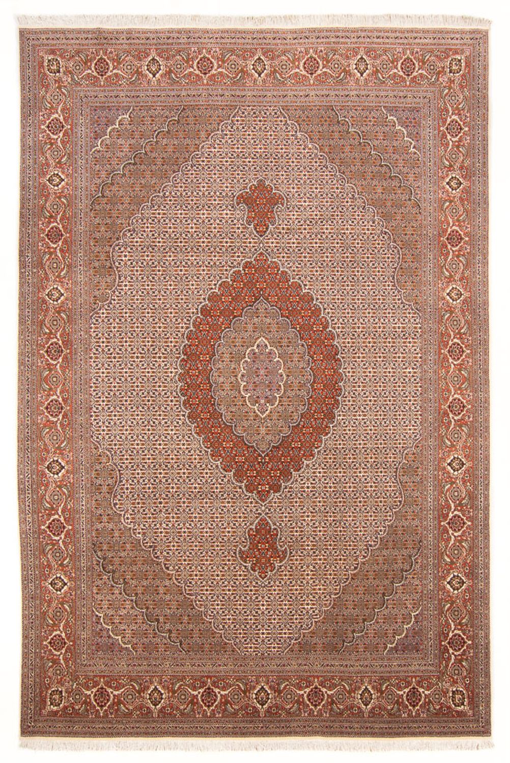 Perser Rug - Tabriz - Royal - 304 x 195 cm - dark beige