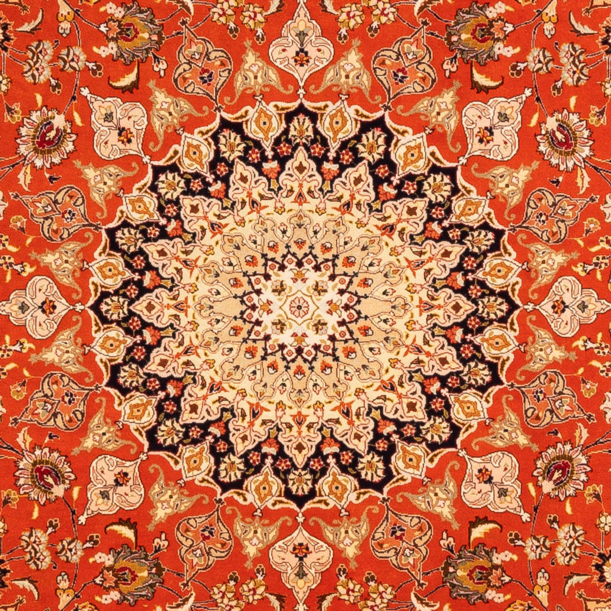 Perser Rug - Tabriz square  - 253 x 249 cm - orange