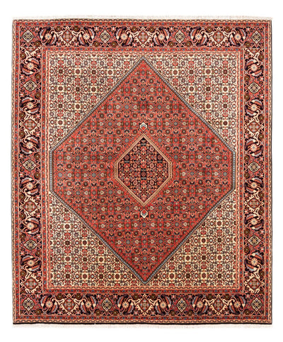 Bidjar - Bukan Rug 200x233cm - Persian Rugs - light red