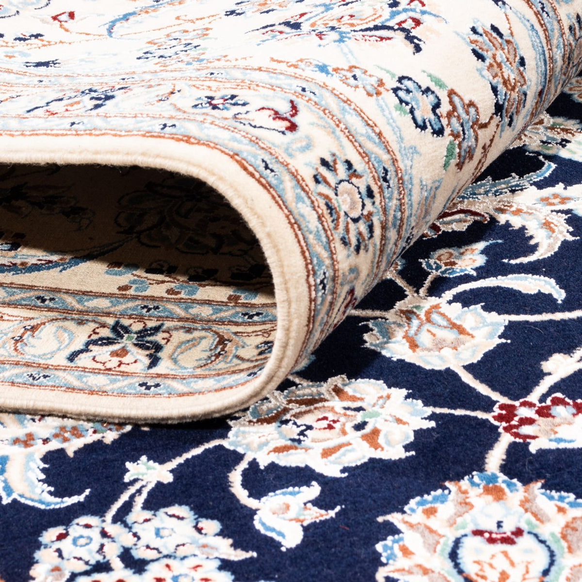 Perser Rug - Nain - Premium - 260 x 215 cm - dark blue