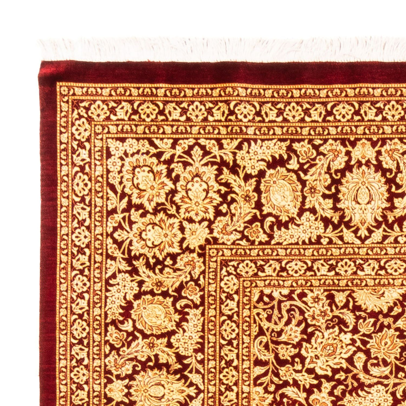 Qom Silk Rug 200x200cm - Persian Rugs