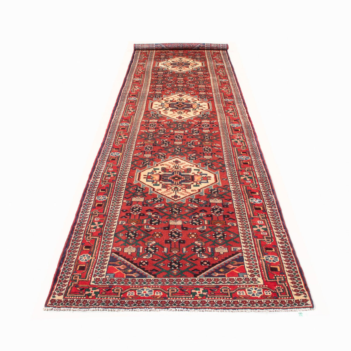 Runner Perser Rug - Nomadic - 418 x 107 cm - red