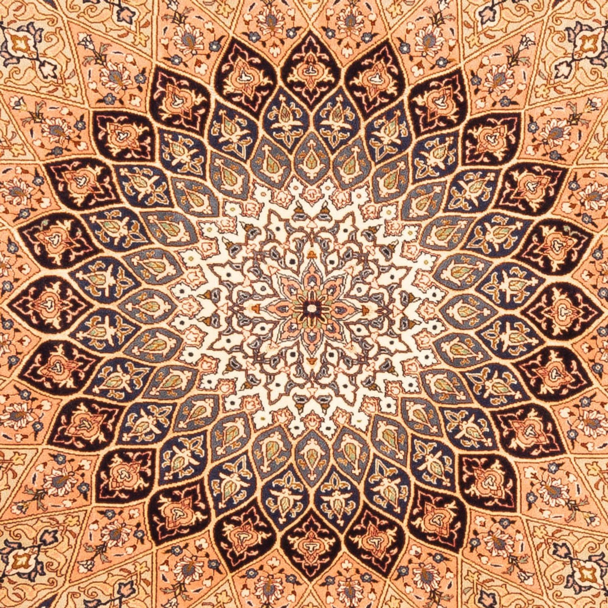 Perser Rug - Tabriz - Royal square  - 200 x 200 cm - light beige