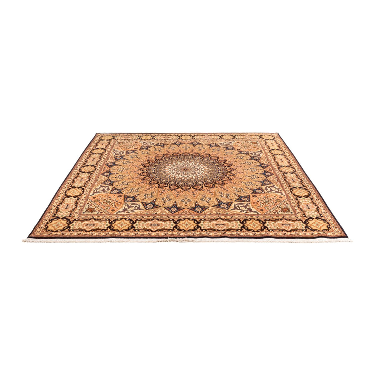 Perser Rug - Tabriz - Royal square  - 200 x 200 cm - light beige