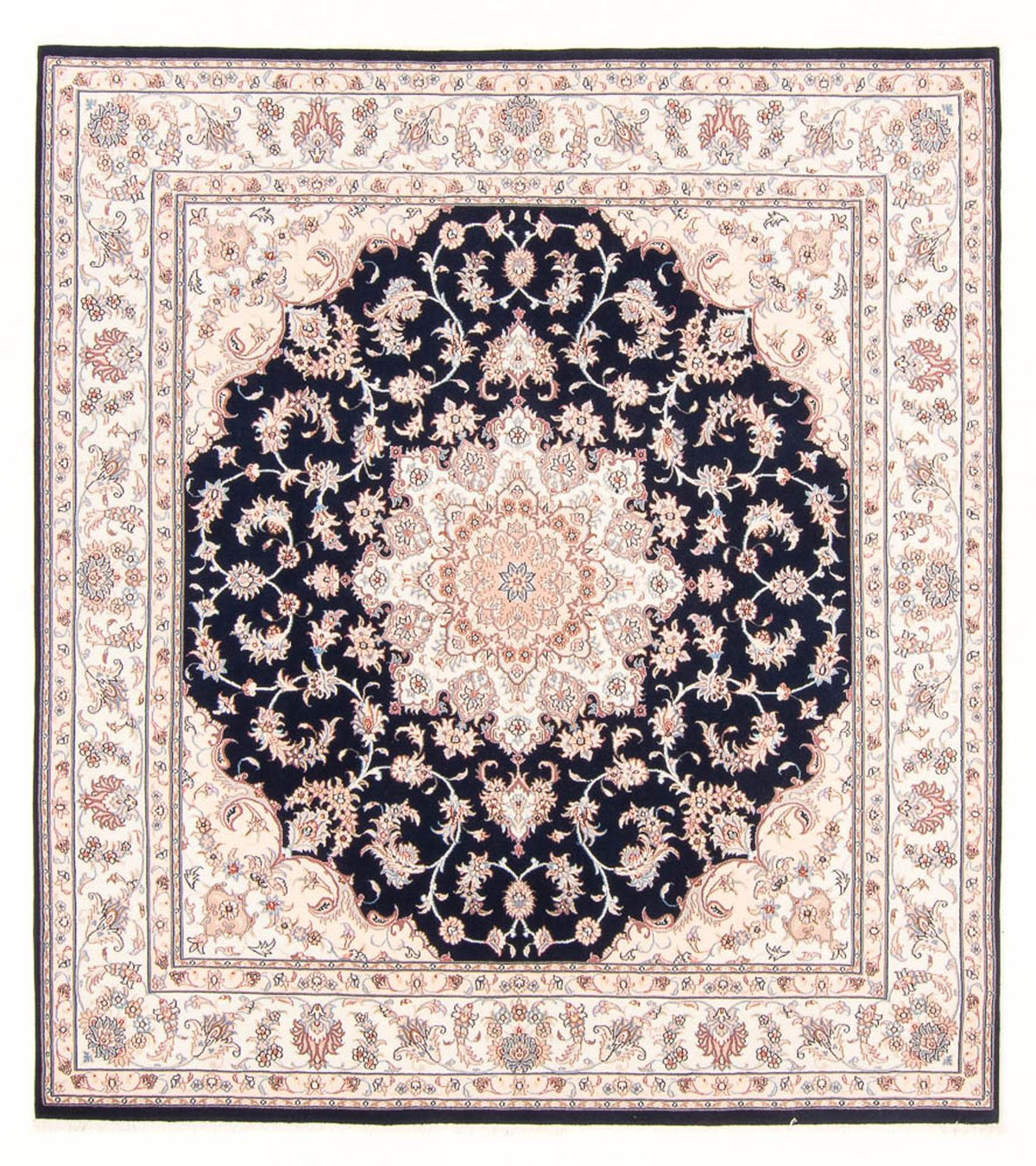 Perser Rug - Tabriz - Royal - 220 x 198 cm - dark blue
