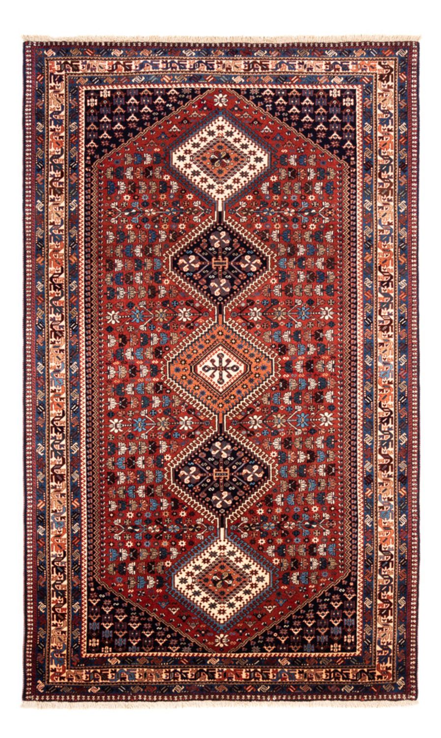 Perser Rug - Nomadic - 252 x 152 cm - red