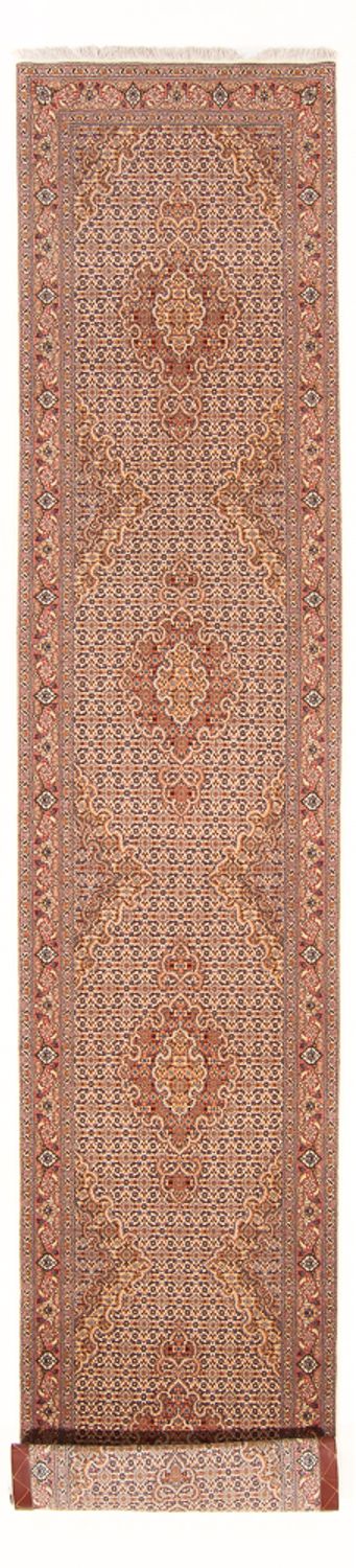 Runner Perser Rug - Tabriz - Royal - 400 x 78 cm - beige