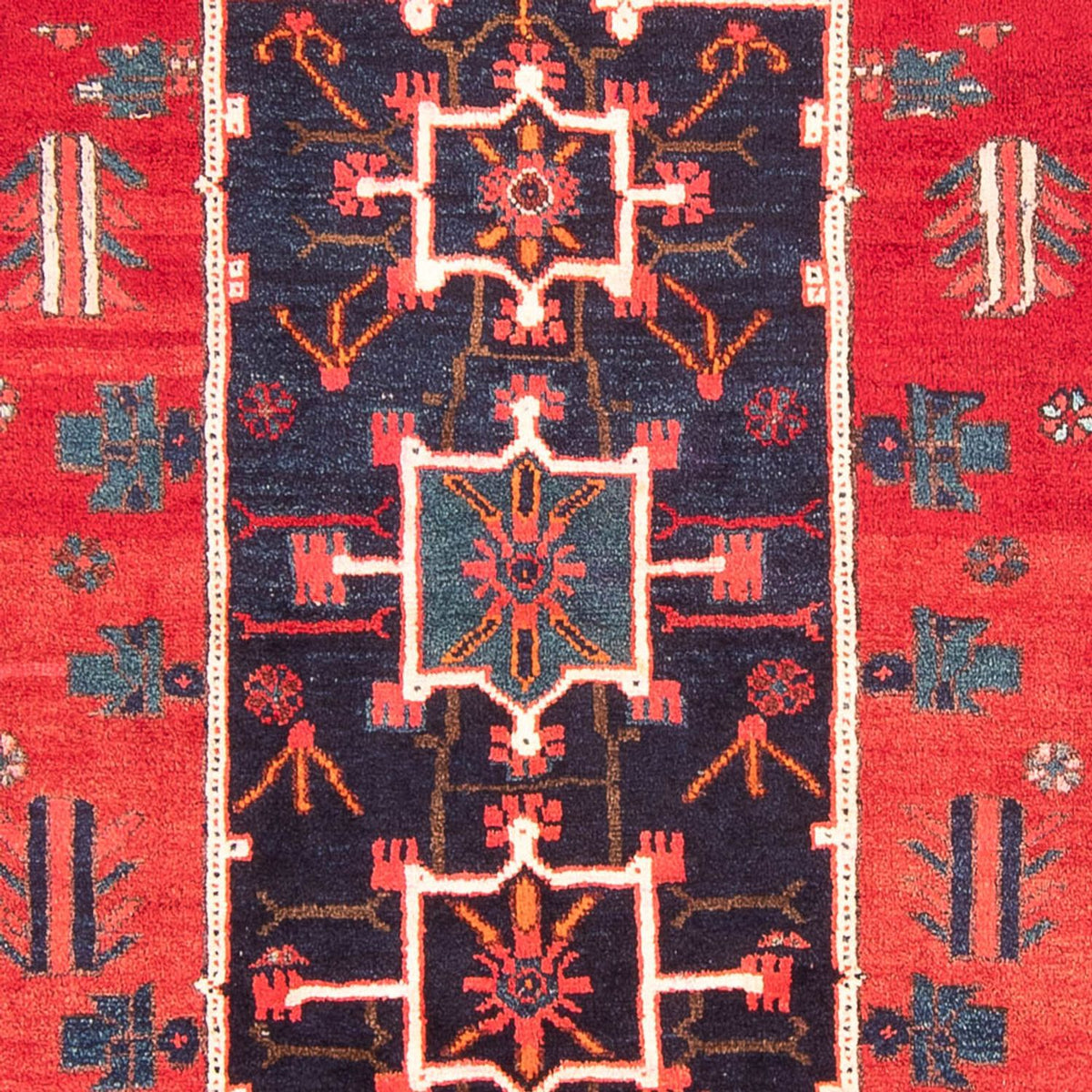 Perser Rug - Nomadic - 310 x 155 cm - red