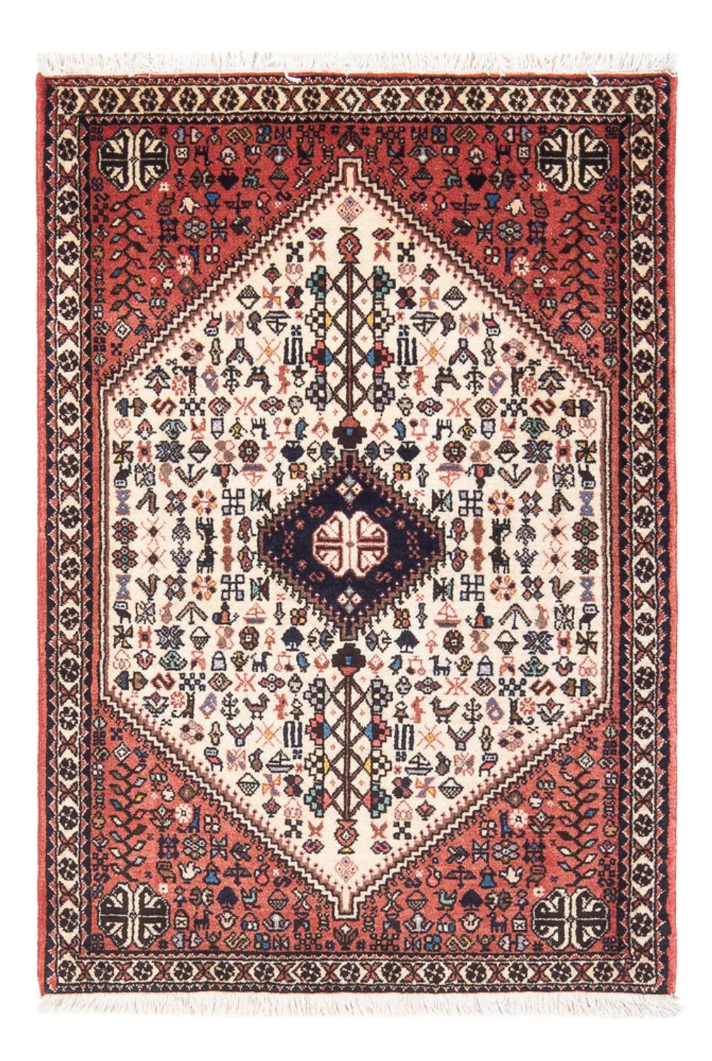 Perser Rug - Nomadic - 126 x 80 cm - cream
