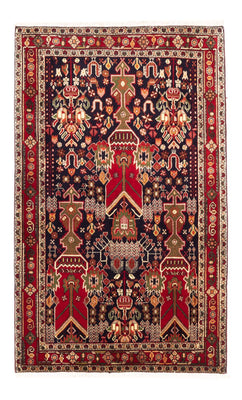 Perser Rug - Nomadic - 154 x 100 cm - bordeaux red