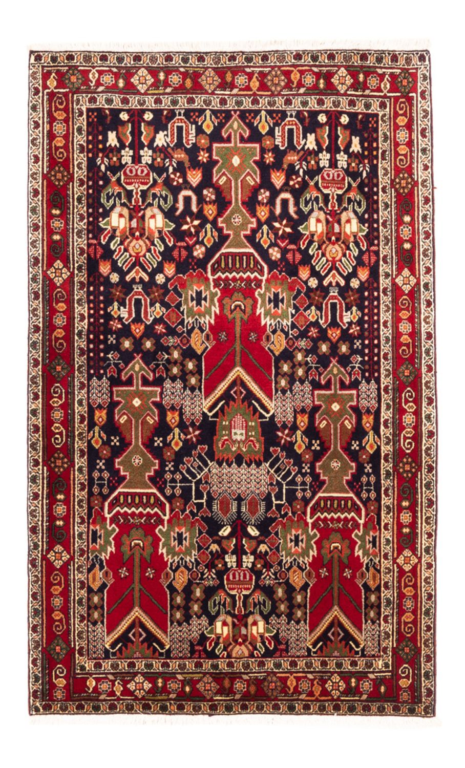 Perser Rug - Nomadic - 154 x 100 cm - bordeaux red