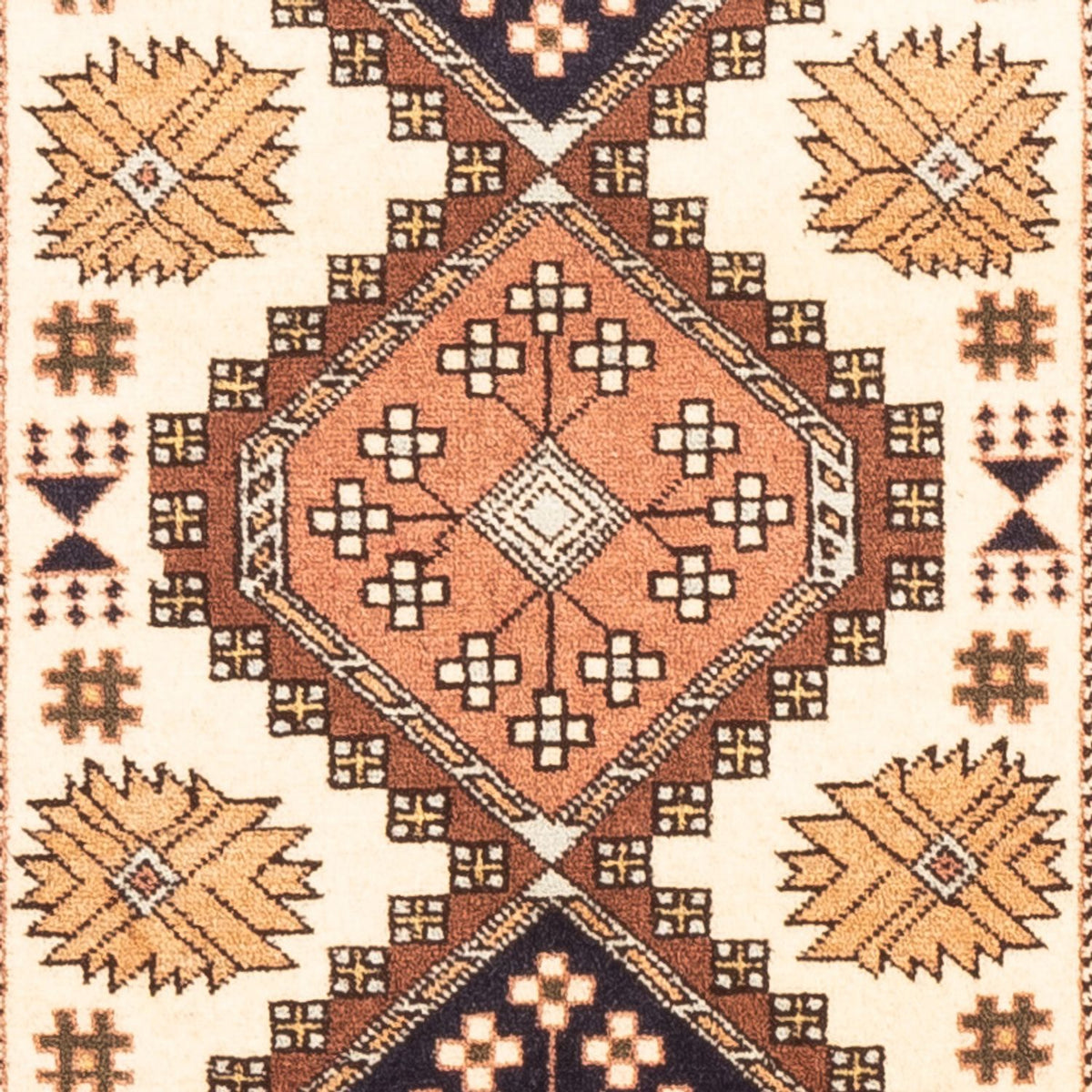 Perser Rug - Nomadic - 148 x 80 cm - cream