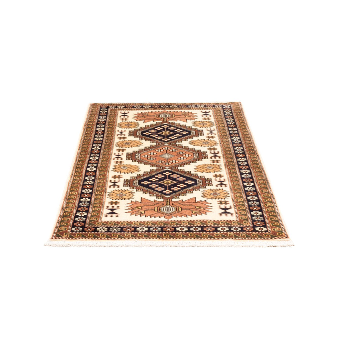 Perser Rug - Nomadic - 148 x 80 cm - cream