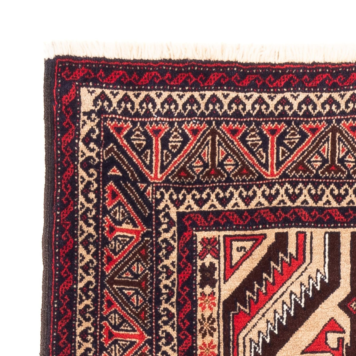 Runner Belutsch Rug - 181 x 94 cm - dark beige