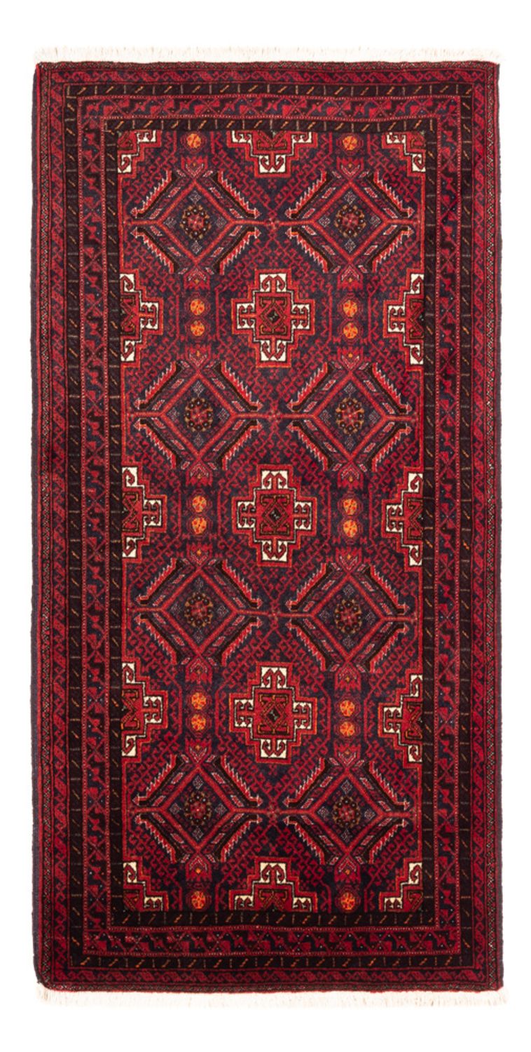 Belutsch Rug - 170 x 92 cm - dark red