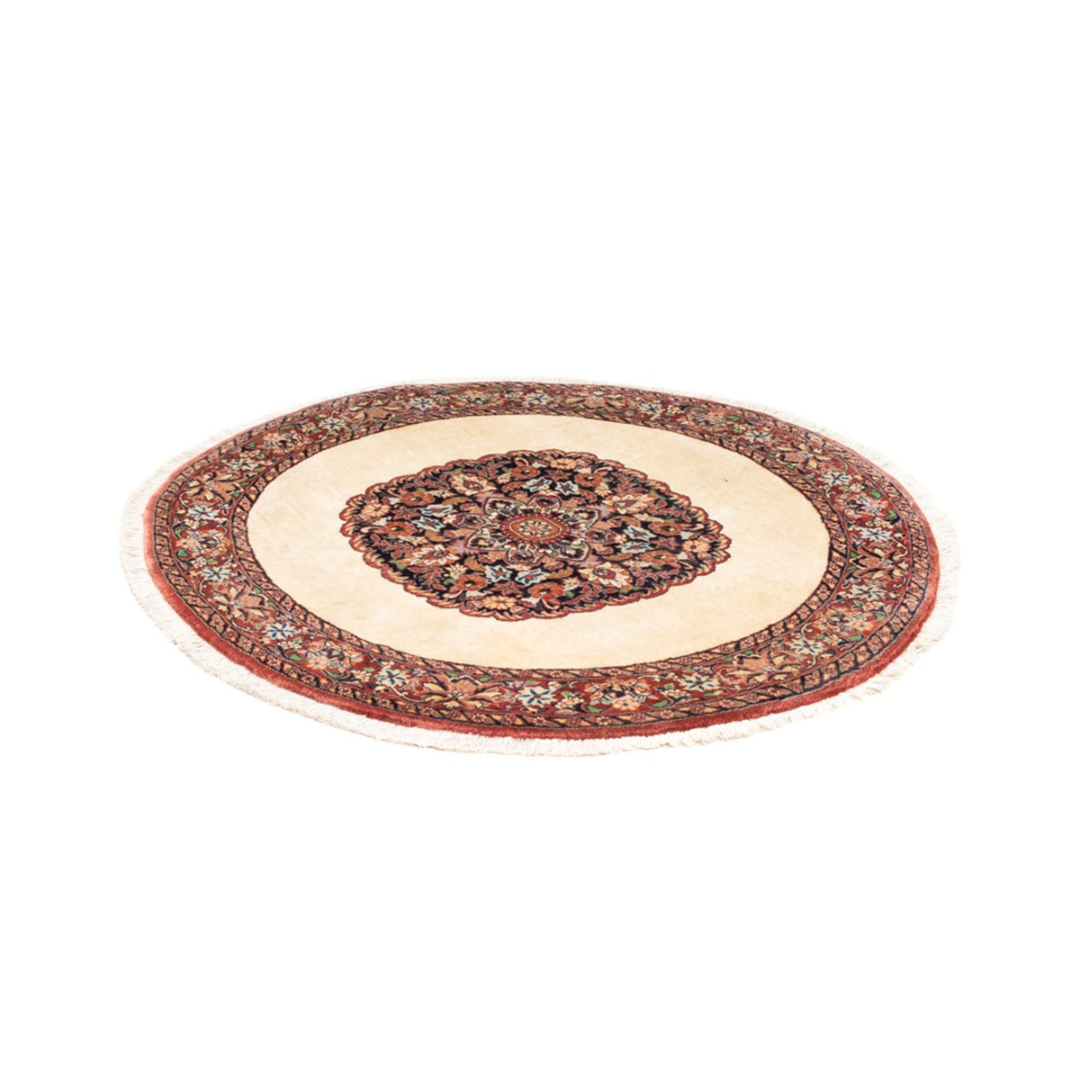 Perser Rug - Bidjar round  - 100 x 100 cm - cream