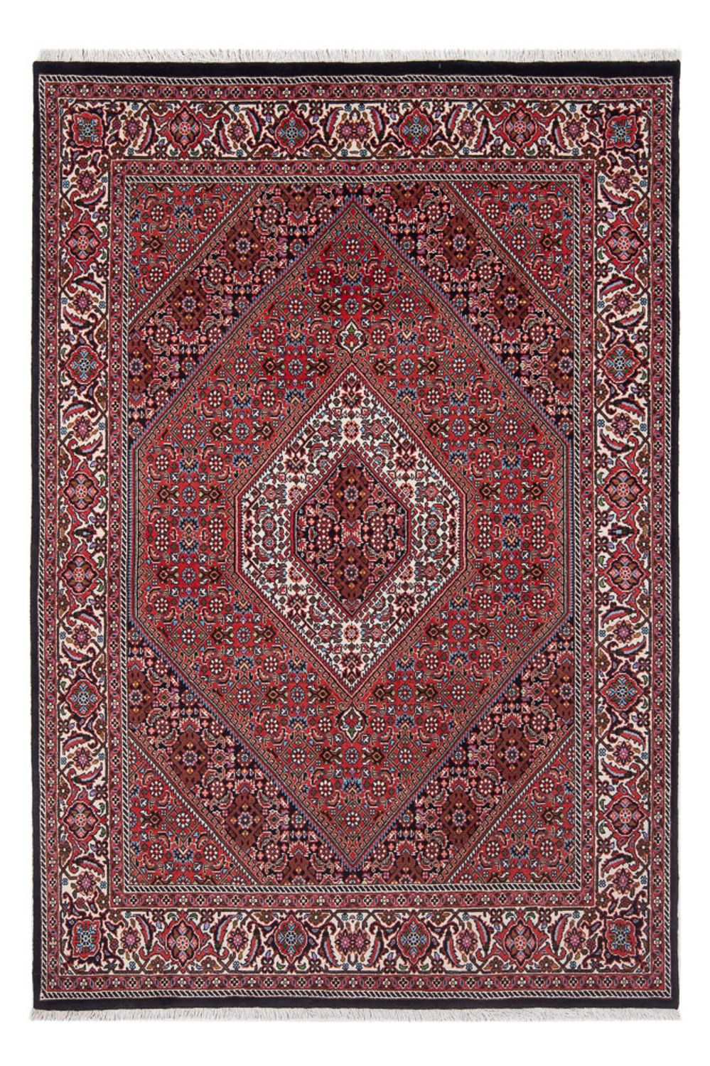 Perser Rug - Bidjar - 207 x 142 cm - dark red