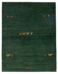 Gabbeh Rug - Perser - 151 x 104 cm - dark green