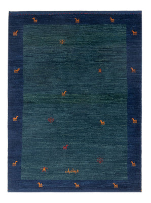 Gabbeh Rug - Perser - 139 x 100 cm - petrol blue